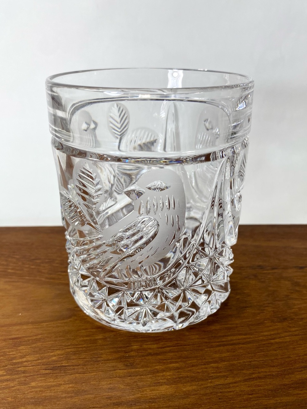 Hofbauer Double Old Fashioned The Byrdes Collection Clear Heavy Crystal